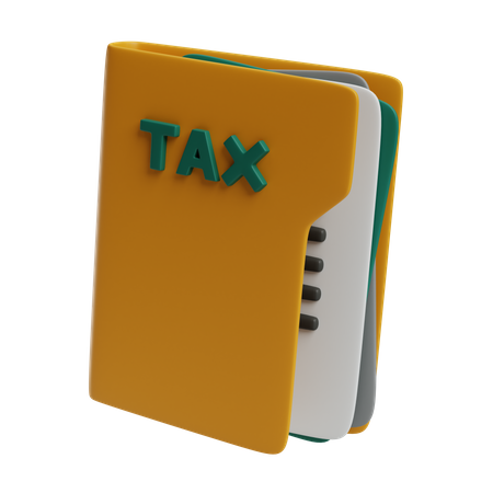 Tax Folder  3D Icon