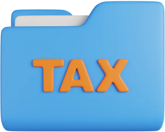 Tax Folder  3D Icon