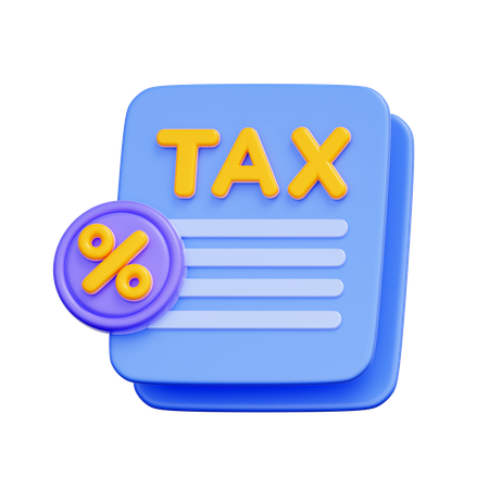 Tax Form  3D Icon