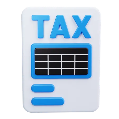 Tax Forms  3D Icon