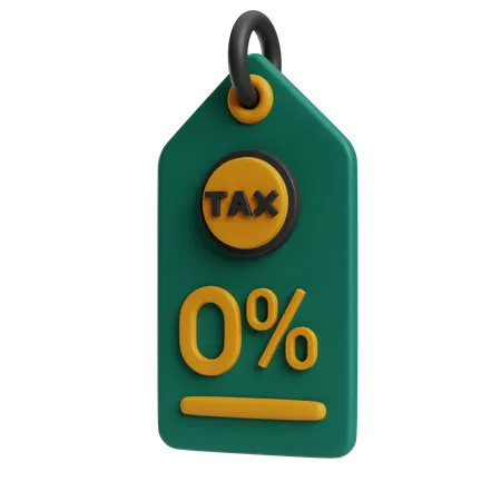 Tax Free  3D Icon