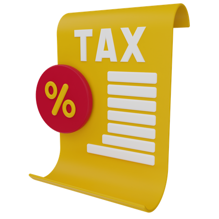 Tax Free  3D Icon