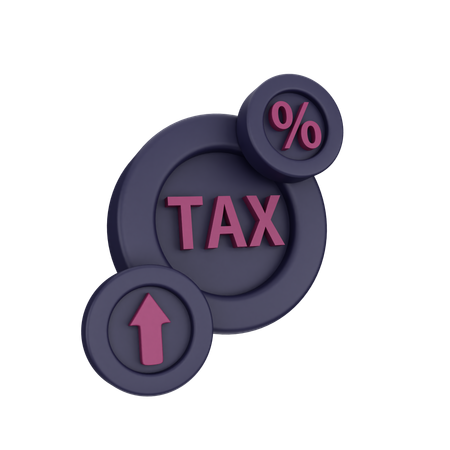 Tax Growth  3D Icon