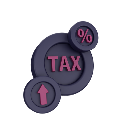 Tax Growth  3D Icon