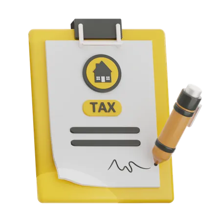 Tax House  3D Icon