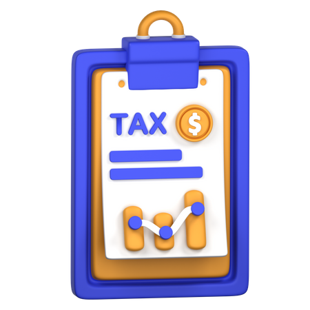 Tax Income  3D Icon