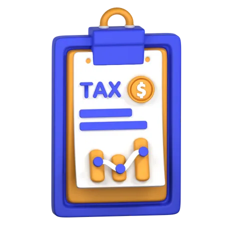 Tax Income  3D Icon