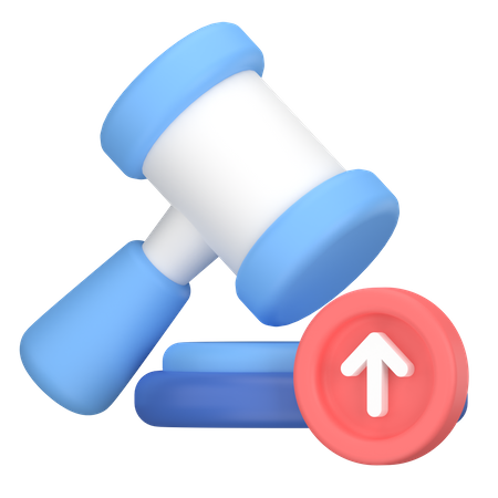 Tax increase policy  3D Icon