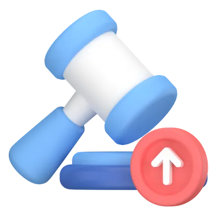 Tax increase policy  3D Icon
