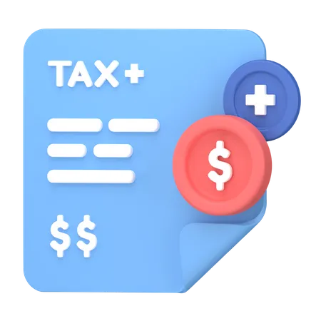 Tax interest  3D Icon