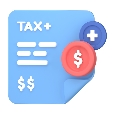 Tax interest  3D Icon