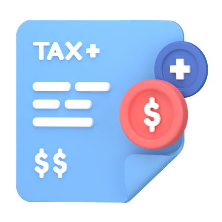 Tax interest  3D Icon