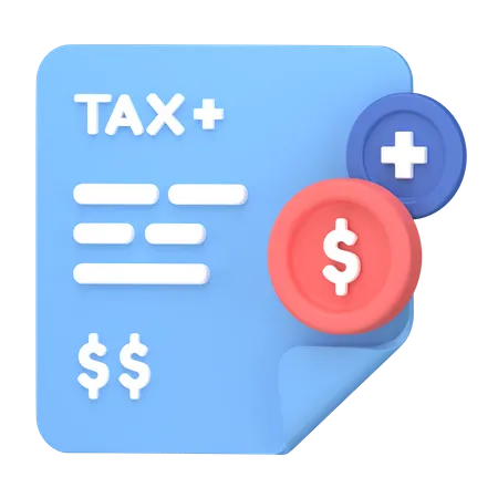 Late To Pay Tax 3D Icon