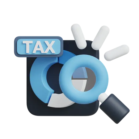 Tax Investigation  3D Icon