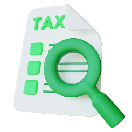 Tax Investigation  3D Icon