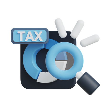 Tax Investigation 3D Icon