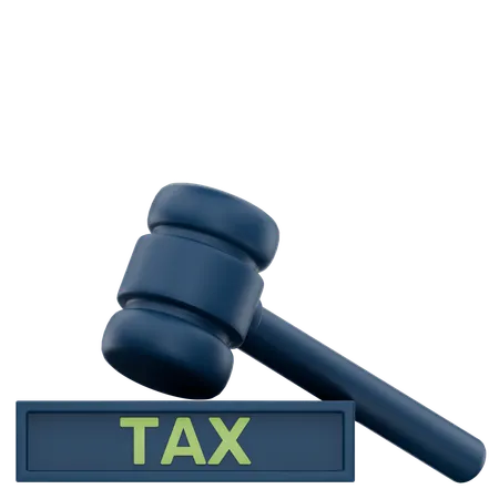 Tax Law  3D Icon
