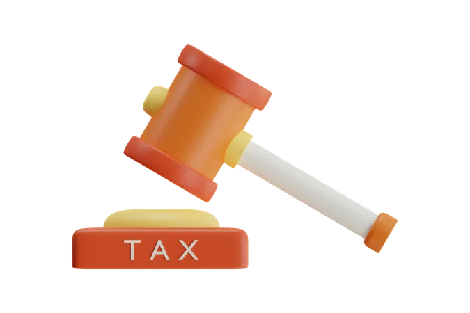 Tax Law  3D Icon