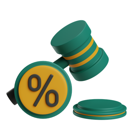 Tax Law  3D Icon