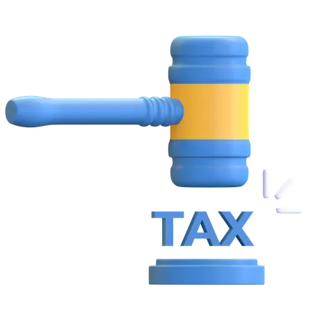 Tax Law  3D Illustration