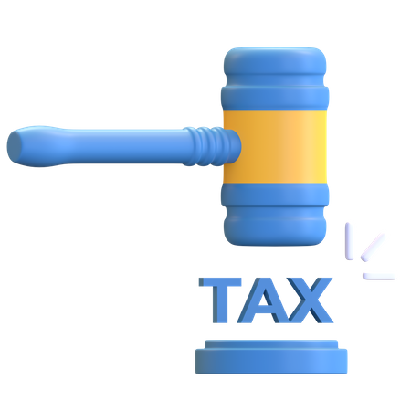 Tax Law  3D Illustration