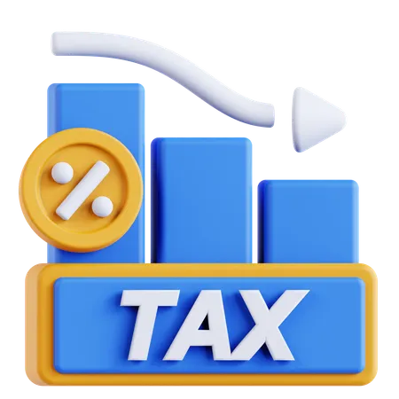 Tax loss  3D Icon