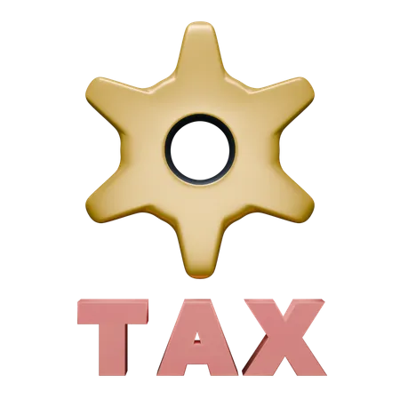 Payment Tax Settings 3D Icon