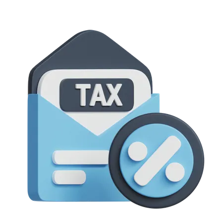 Tax 3 D Illustrations 3D Icon