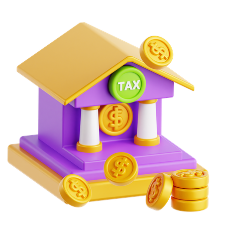 Tax Office  3D Icon