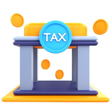 Tax Office  3D Icon