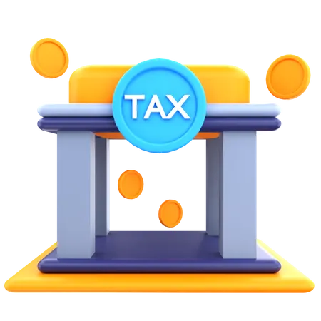 Tax Office  3D Icon