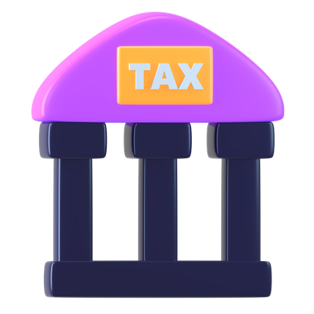 Tax Office  3D Icon