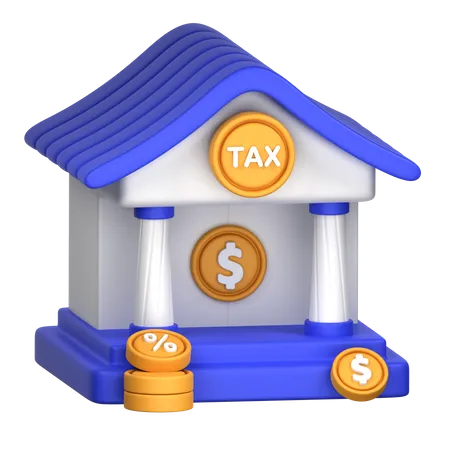 Tax Office  3D Icon