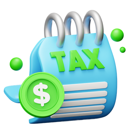 Tax Paper  3D Icon