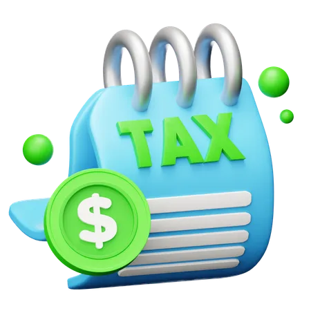 Tax Paper  3D Icon