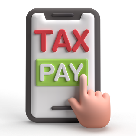 Tax Pay  3D Icon