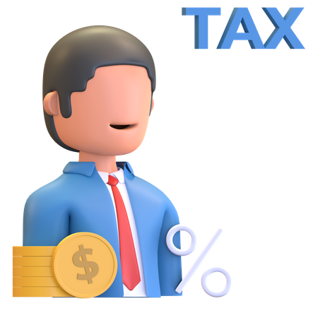 Tax Payer  3D Icon