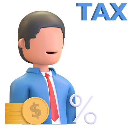 Tax Payer  3D Illustration