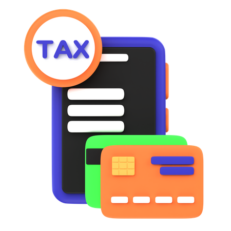 Tax Payment  3D Icon