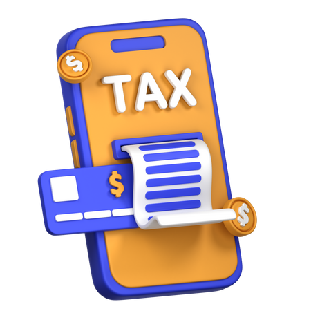 Tax Payment  3D Icon