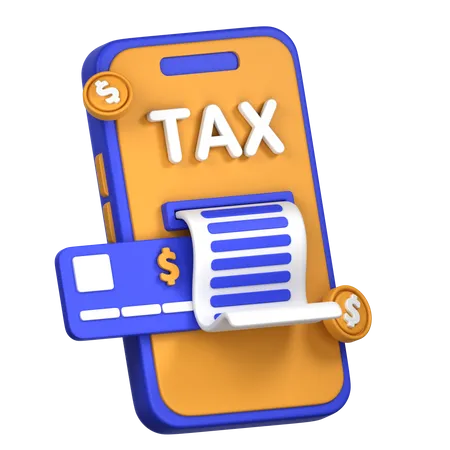 Tax Payment  3D Icon