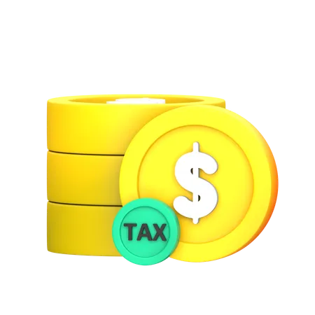 Tax Payment  3D Icon