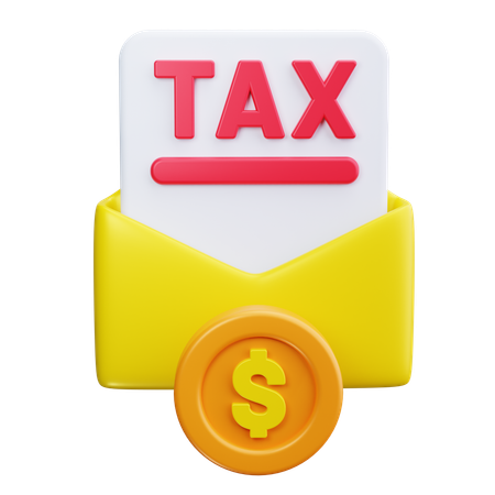 Tax Payment  3D Icon