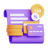 tax payment 3d logos