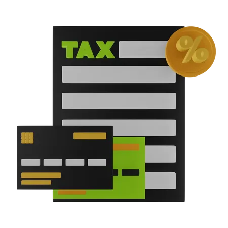 Tax Payment 3D Icon
