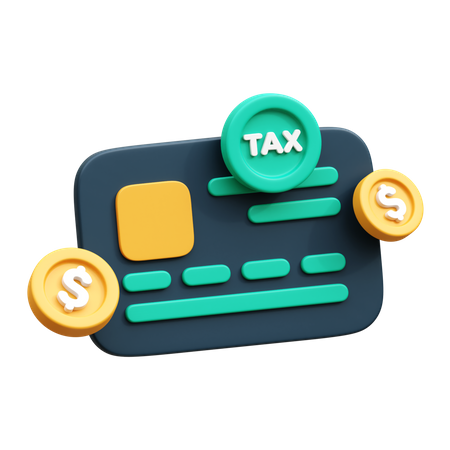 Tax Payment  3D Icon
