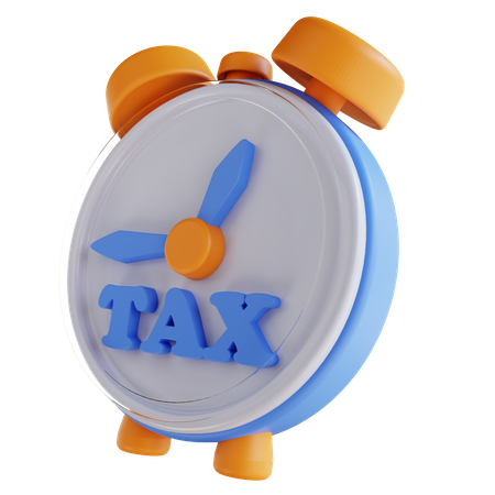 Tax Payment Deadline  3D Icon