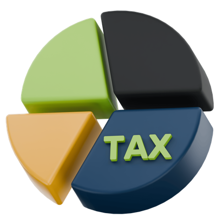 Tax Percentage  3D Icon