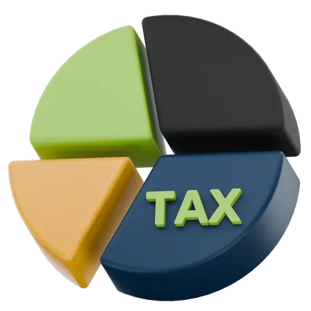 Tax Percentage  3D Icon
