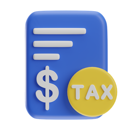 Tax Percentage  3D Icon